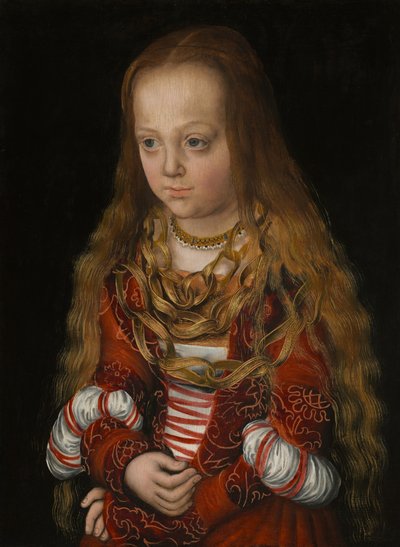 Una Princesa de Sajonia, c. 1517 de Lucas Cranach the Elder