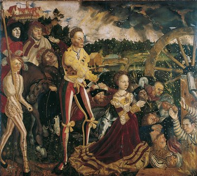 Retablo con el martirio de Santa Catalina, panel central de Lucas Cranach the Elder