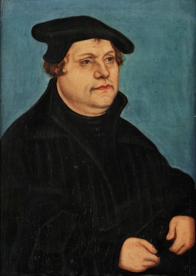 Retrato de Martín Lutero de Lucas Cranach the Elder