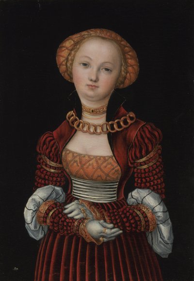 Retrato de una mujer de Lucas Cranach the Elder