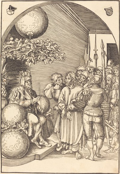 Cristo ante Herodes de Lucas Cranach the Elder