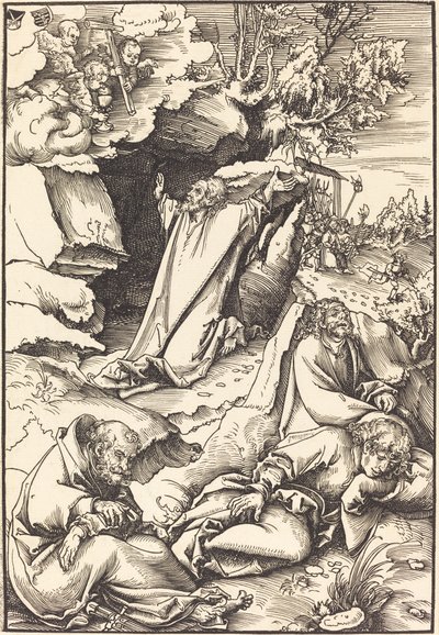 Cristo en el Monte de los Olivos de Lucas Cranach the Elder