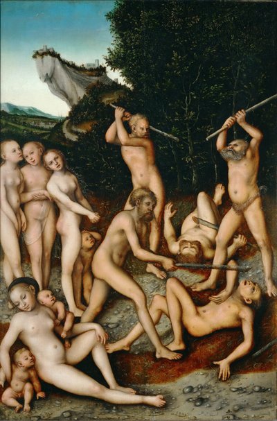 Los Frutos de los Celos (La Edad de Plata) de Lucas Cranach the Elder