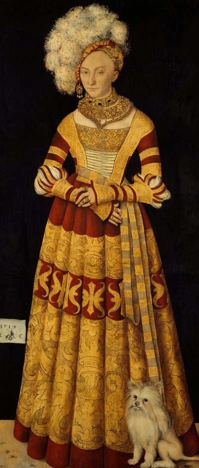 Duquesa Katharina von Mecklenburg 1487-1561, 1514 de Lucas Cranach the Elder
