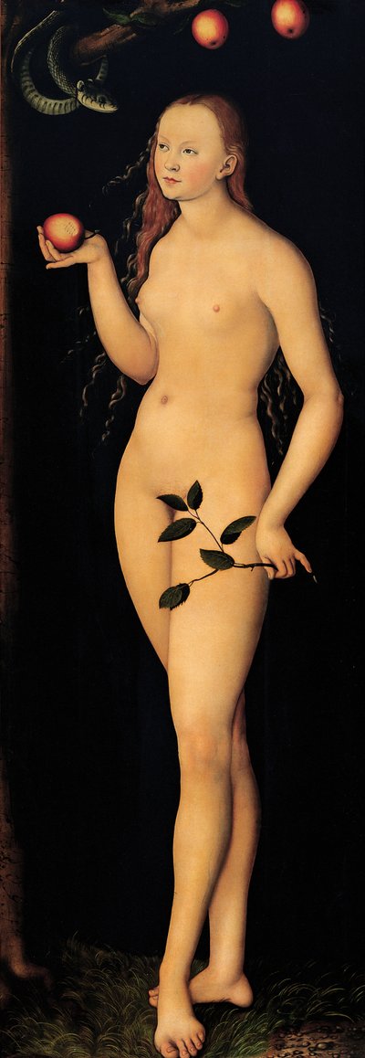 Eva, 1528 de Lucas Cranach the Elder