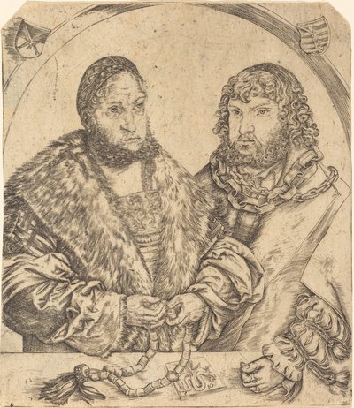 Federico el Sabio y Juan el Constante de Sajonia de Lucas Cranach the Elder