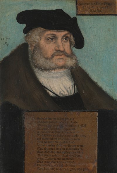 Federico III 1463-1525, el Sabio, Elector de Sajonia, 1533 de Lucas Cranach the Elder