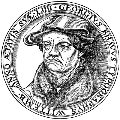 Georg Rhau (1488-1548) de Lucas Cranach the Elder