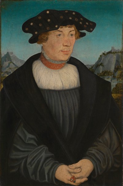 Alemán:  Retrato de Hans () Melber Hans Melber de Lucas Cranach the Elder