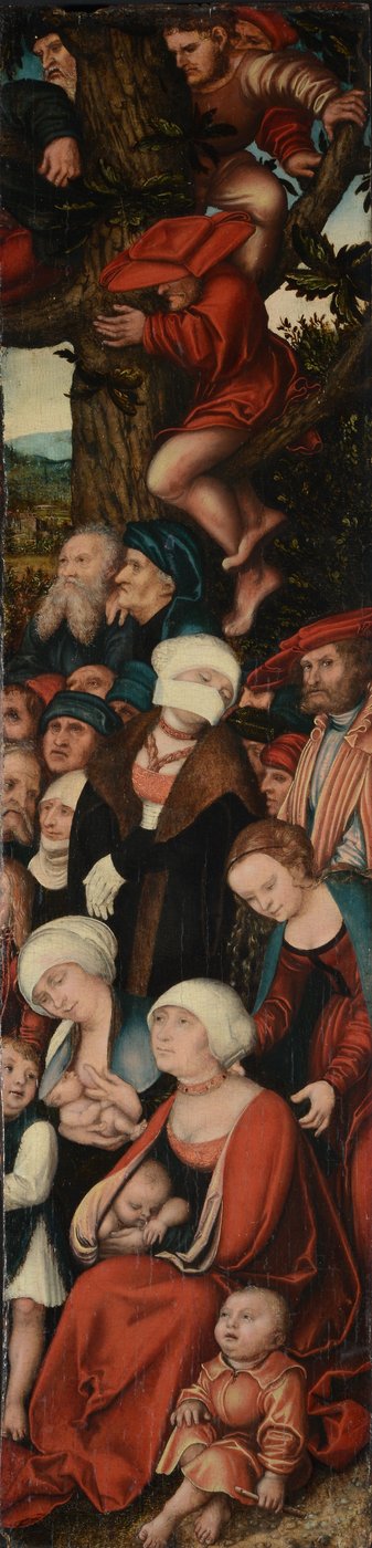 Alemán: Die Predigt Johannes des Täufers Predicación de Juan el Bautista de Lucas Cranach the Elder