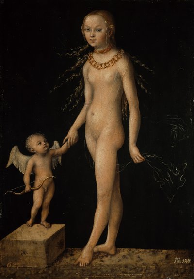Alemán: Venus und Amor Venus and Cupid de Lucas Cranach the Elder