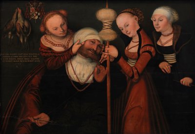 Hércules y Ónfale de Lucas Cranach the Elder