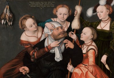 Hércules y Ónfale de Lucas Cranach the Elder