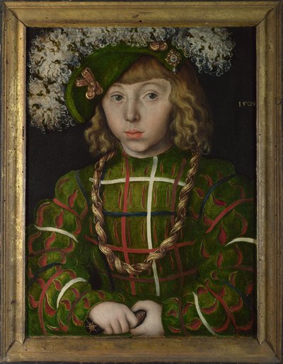 Juan Federico I, Elector de Sajonia 1503-1554, 1509 de Lucas Cranach the Elder
