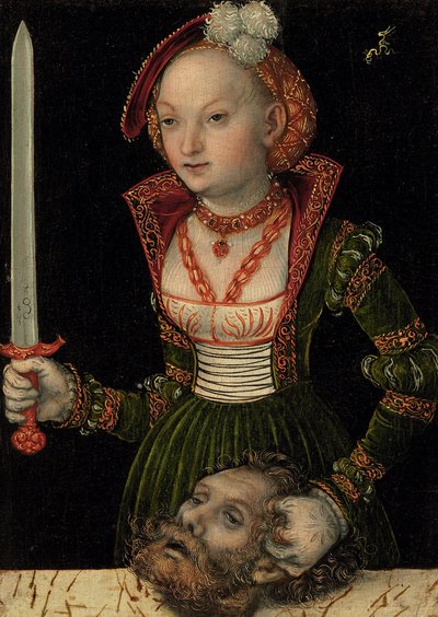 Judith con la cabeza de Holofernes de Lucas Cranach the Elder