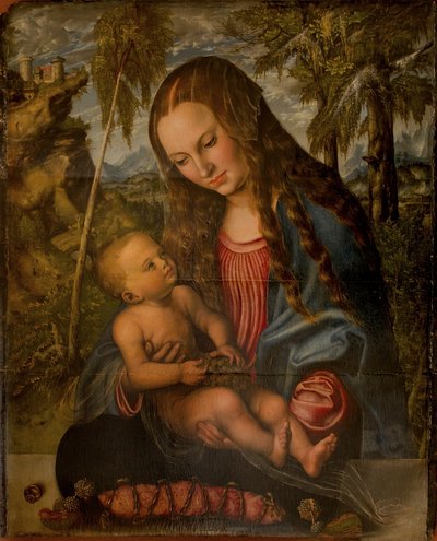 Virgen bajo el abeto de Lucas Cranach the Elder
