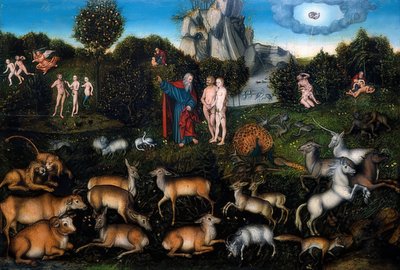 Paraíso de Lucas Cranach the Elder