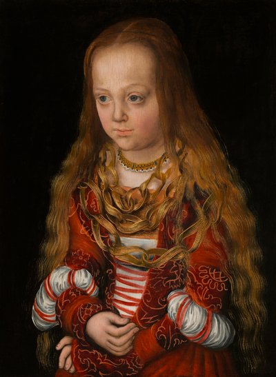 Retrato de una princesa sajona de Lucas Cranach the Elder