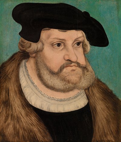 Retrato de Federico el Sabio, duque de Sajonia de Lucas Cranach the Elder