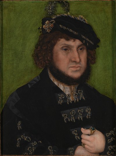 Retrato de Juan, Elector de Sajonia de Lucas Cranach the Elder