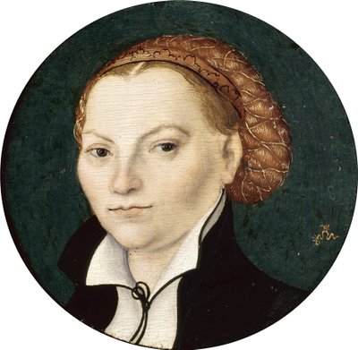 Retrato de Katharina von Bora de Lucas Cranach the Elder