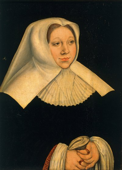 Retrato de Margarita de Austria 1480-1530, ca. 1530 de Lucas Cranach the Elder