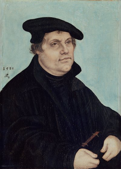Retrato de Martín Lutero de Lucas Cranach the Elder