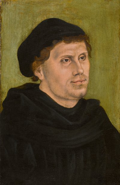 Retrato de Martín Lutero 1483-1546 de Lucas Cranach the Elder