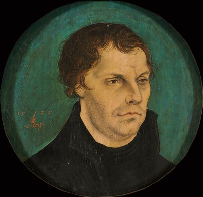 Retrato de Martín Lutero 1483-1546 de Lucas Cranach the Elder