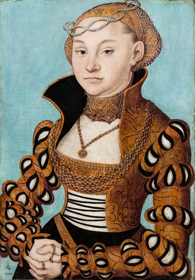 Retrato de la princesa María de Sajonia de Lucas Cranach the Elder