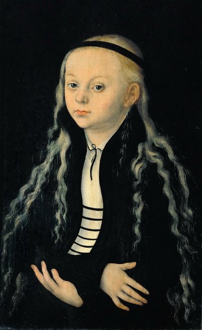 Retrato de una joven (presumiblemente un retrato de Magdalena Luther) de Lucas Cranach the Elder