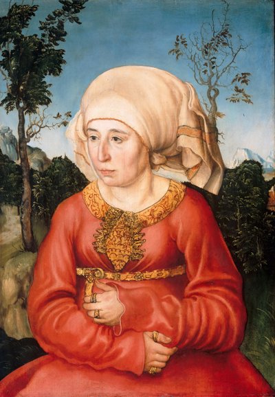 Retrato de la esposa de un jurista de Lucas Cranach the Elder