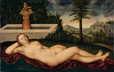 Ninfa de la fuente de Lucas Cranach the Elder