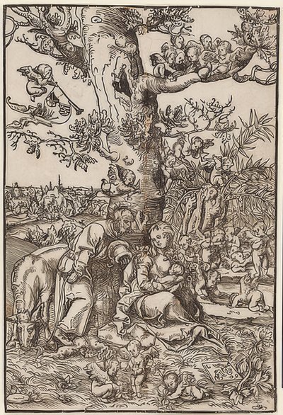 Descanso en la huida de Lucas Cranach the Elder