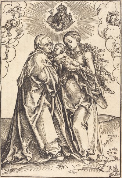 Santa Ana y la Virgen con el Niño de Lucas Cranach the Elder