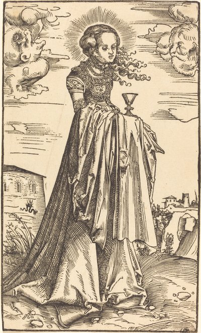 Santa Bárbara de Lucas Cranach the Elder