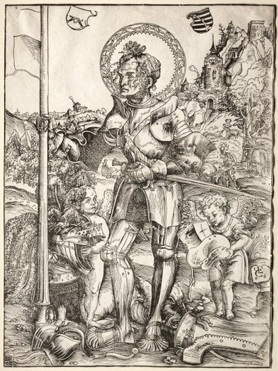 San Jorge de pie, 1506 de Lucas Cranach the Elder