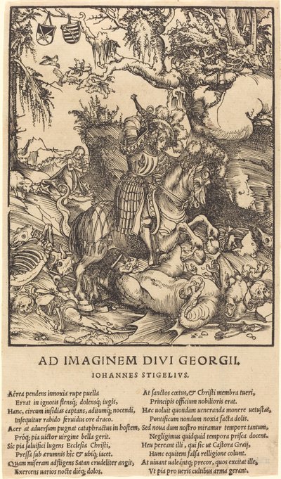 San Jorge y el Dragón de Lucas Cranach the Elder
