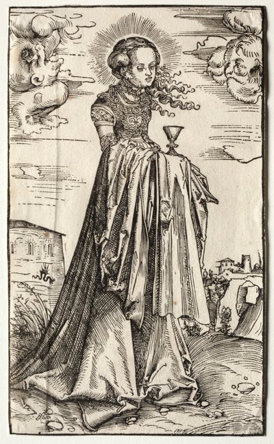 Santa Bárbara de Lucas Cranach the Elder