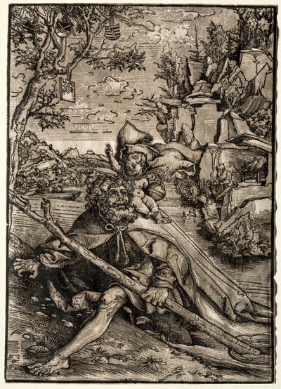 San Cristóbal, c. 1509 de Lucas Cranach the Elder