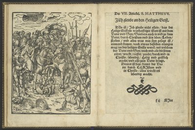 El Credo de los Apóstoles (Símbolo de los Santos Apóstoles) de Lucas Cranach the Elder