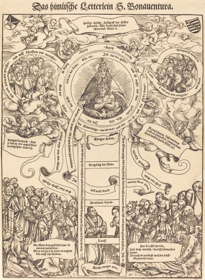 La Escalera Celestial de San Buenaventura de Lucas Cranach the Elder