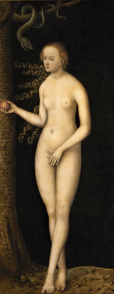 La caída del hombre de Lucas Cranach the Elder
