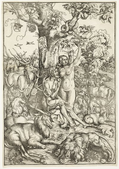 La caída del hombre de Lucas Cranach the Elder