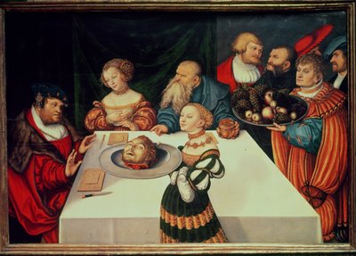 La fiesta de Herodes de Lucas Cranach the Elder