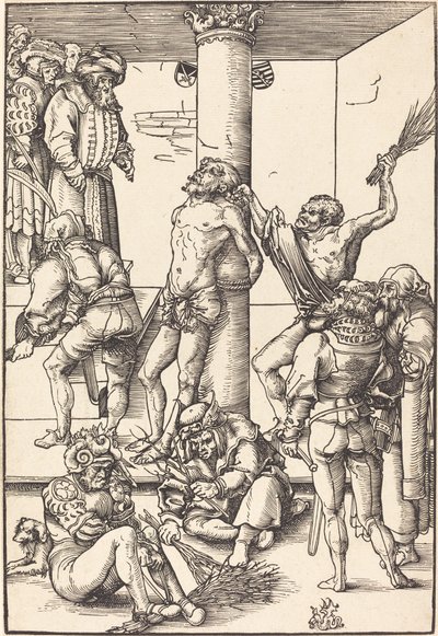 La flagelación de Lucas Cranach the Elder