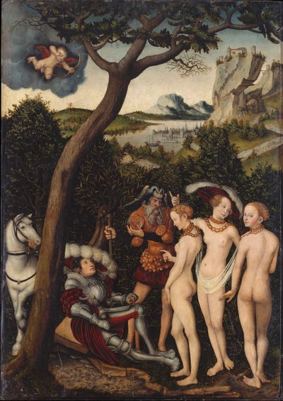 El juicio de París de Lucas Cranach the Elder