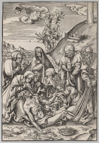 La Pasión: El Lamento, 1509 de Lucas Cranach the Elder