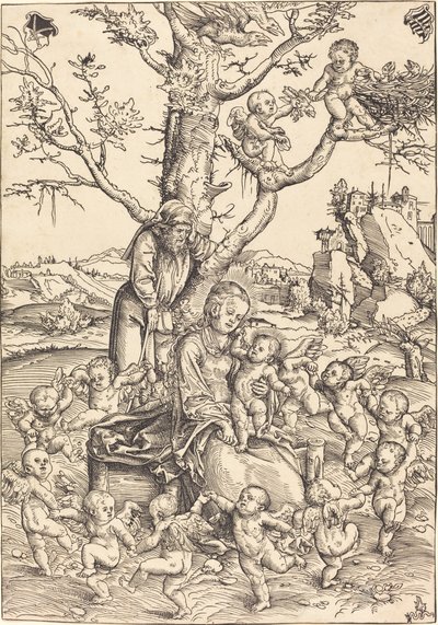 El descanso en la huida a Egipto de Lucas Cranach the Elder