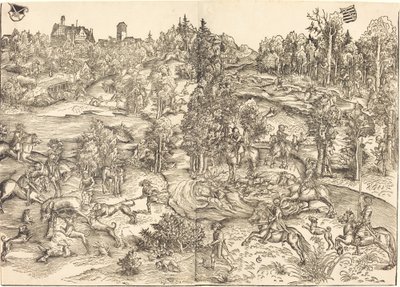 La caza del ciervo de Lucas Cranach the Elder